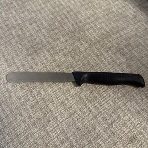 Ginsu 2000 Non Serrated Bagel Knife Black Plastic Handle-kitchen tool